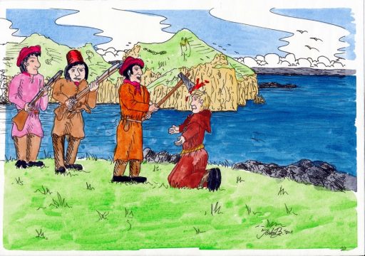 Tyrkjaránið 1627: Píslarvætti í Rauðhelli og upprisa í Krosskirkju