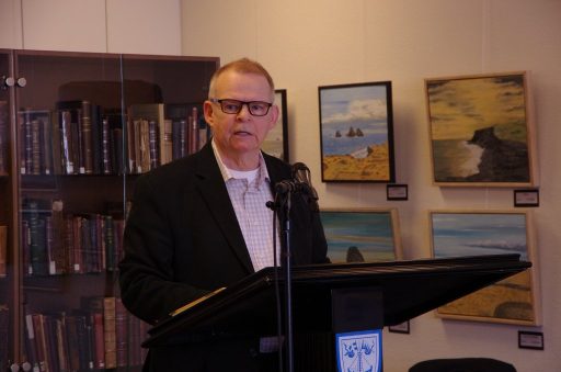 Fjölmenni á fyrirlestri Atla greifa