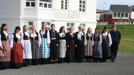 17. júní í Sagnheimum, byggðasafni