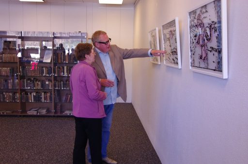 Jón Óskar með myndlistasýningu í Einarsstofu