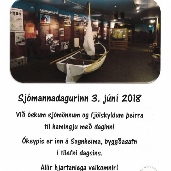 Sjómannadagurinn 2018 – Sagnheimar