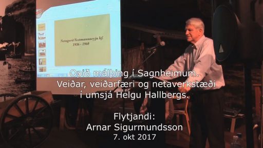 Málþing veiðarfæri Arnar Sigurmundsson