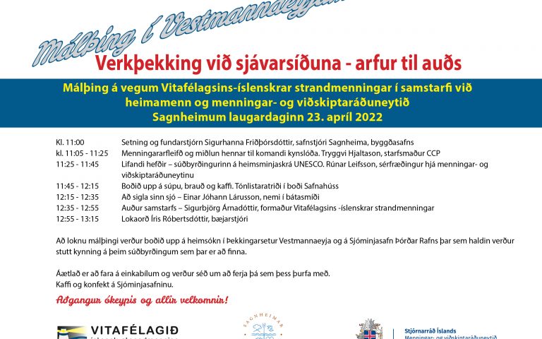 Málþing í Vestmannaeyjum.