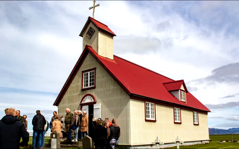 Upptaka af dagskrá Sögusetursins í Krosskirkju í Austur- Landeyjum 8. júní 2024